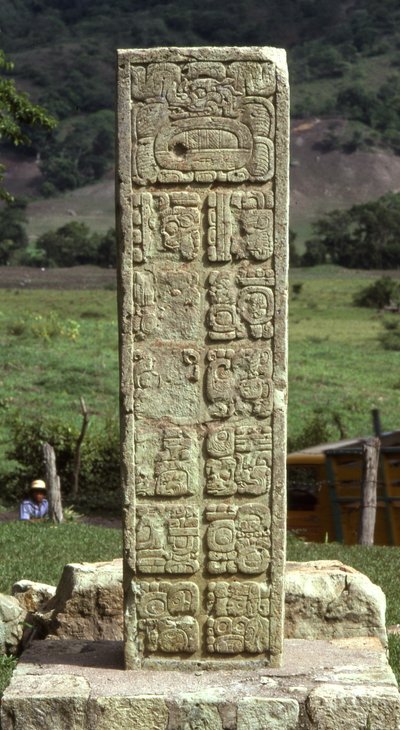 Copan Stela 6 von Mayan